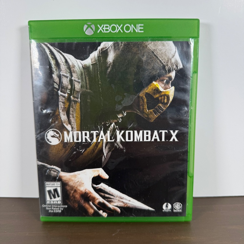 Xbox One Mortal Kombat X Video Game Fighting Warner Bros Pre Owned Excellent